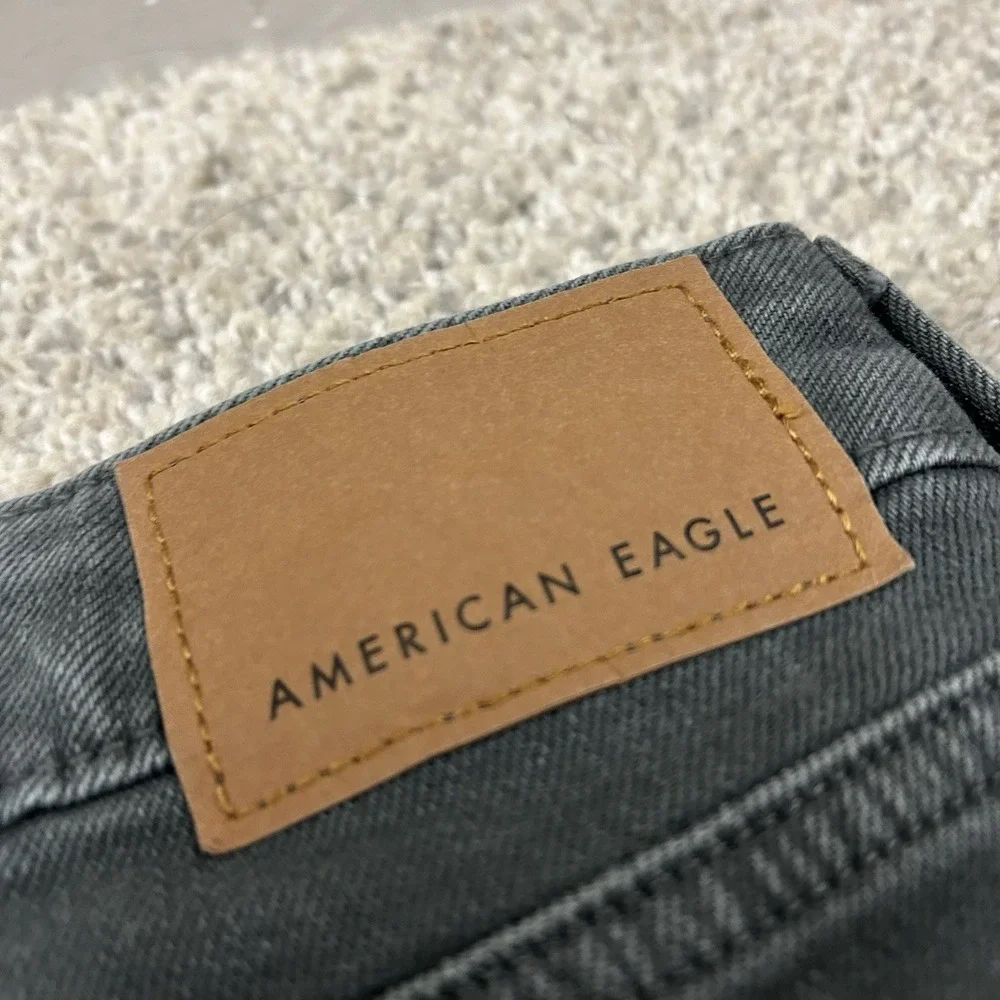 American Eagle Jeans Mens 44x27 Gray Original Bootcut Airflex Denim‎ Y2k